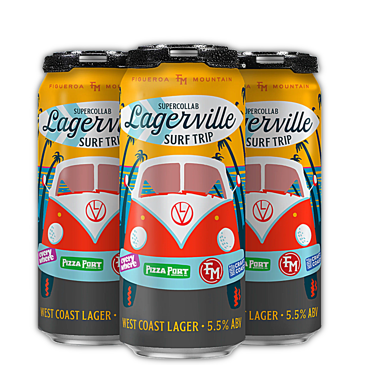 Figueroa Mountain Super Collab 2026 Lagerville Surf Trip 4 Pack