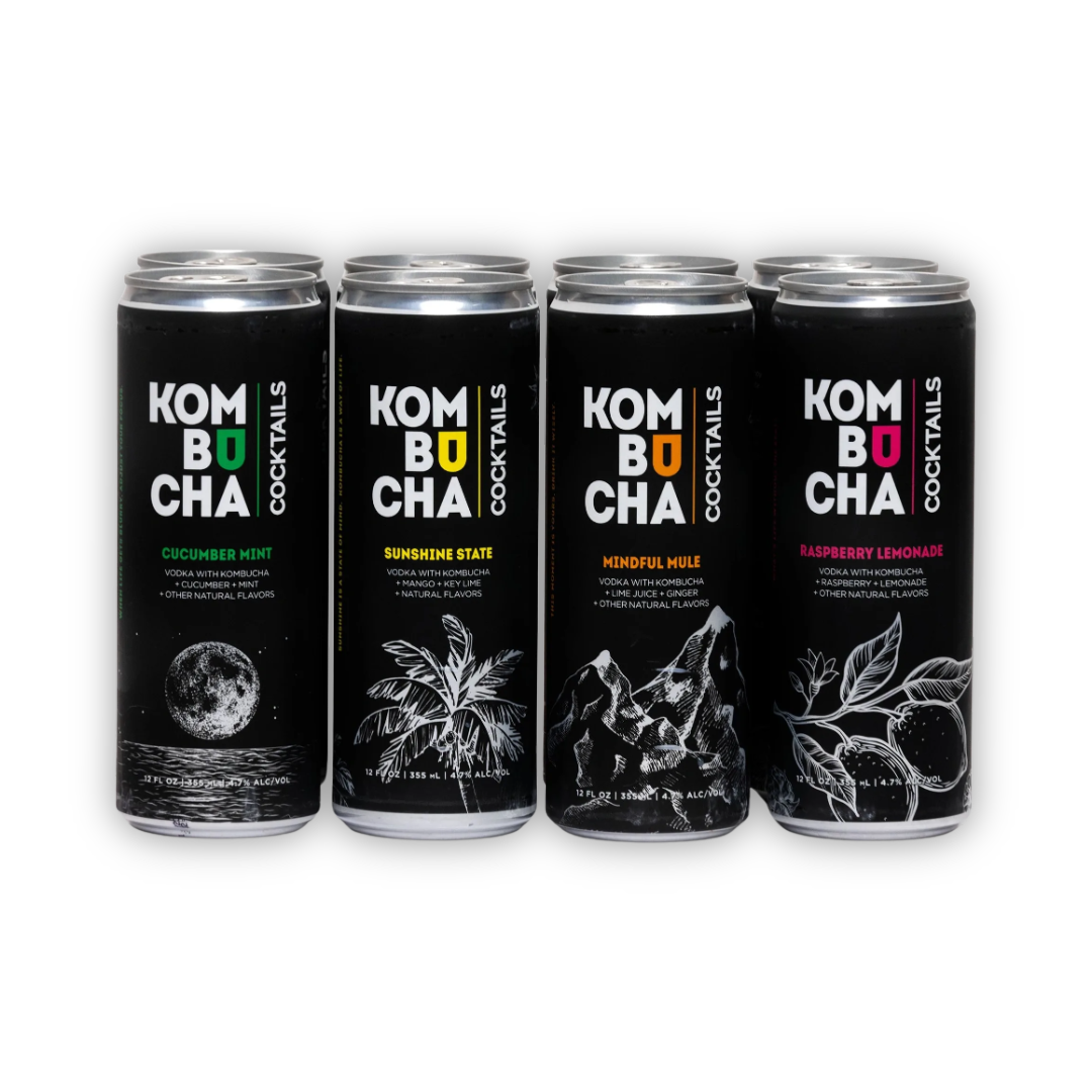 Kombucha Cocktails Vodka Variety 8 Pack Cans | The Bottle Shoppe