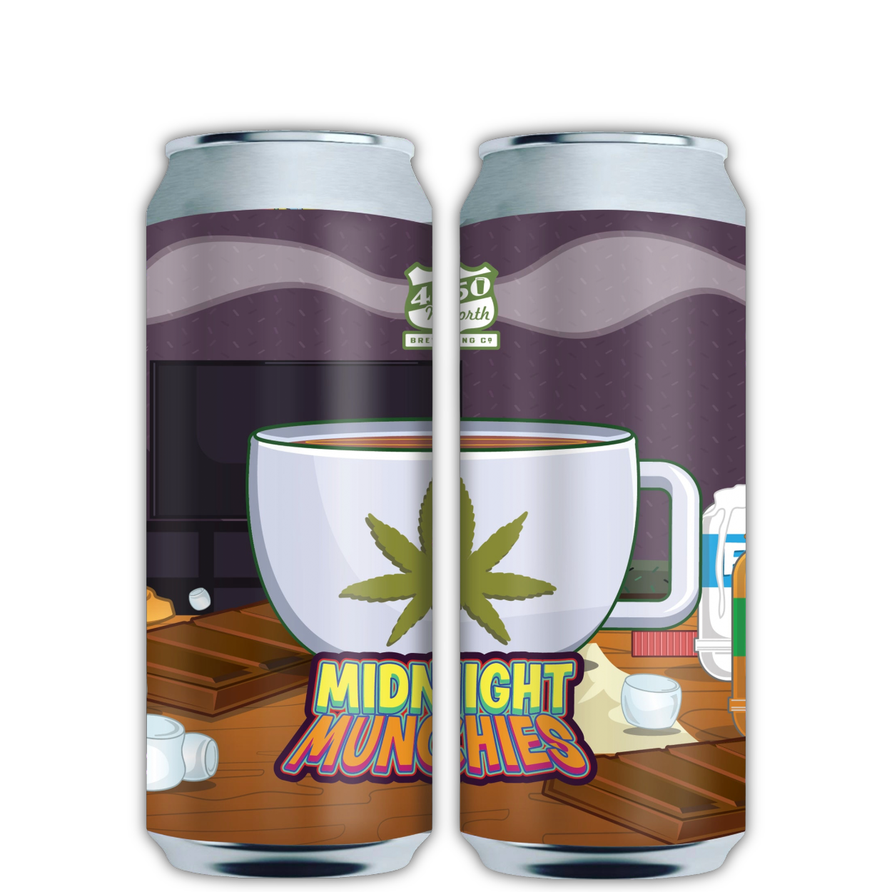 450 North Brewing Midnight Munchies Oatmeal Stout Single Can | The
