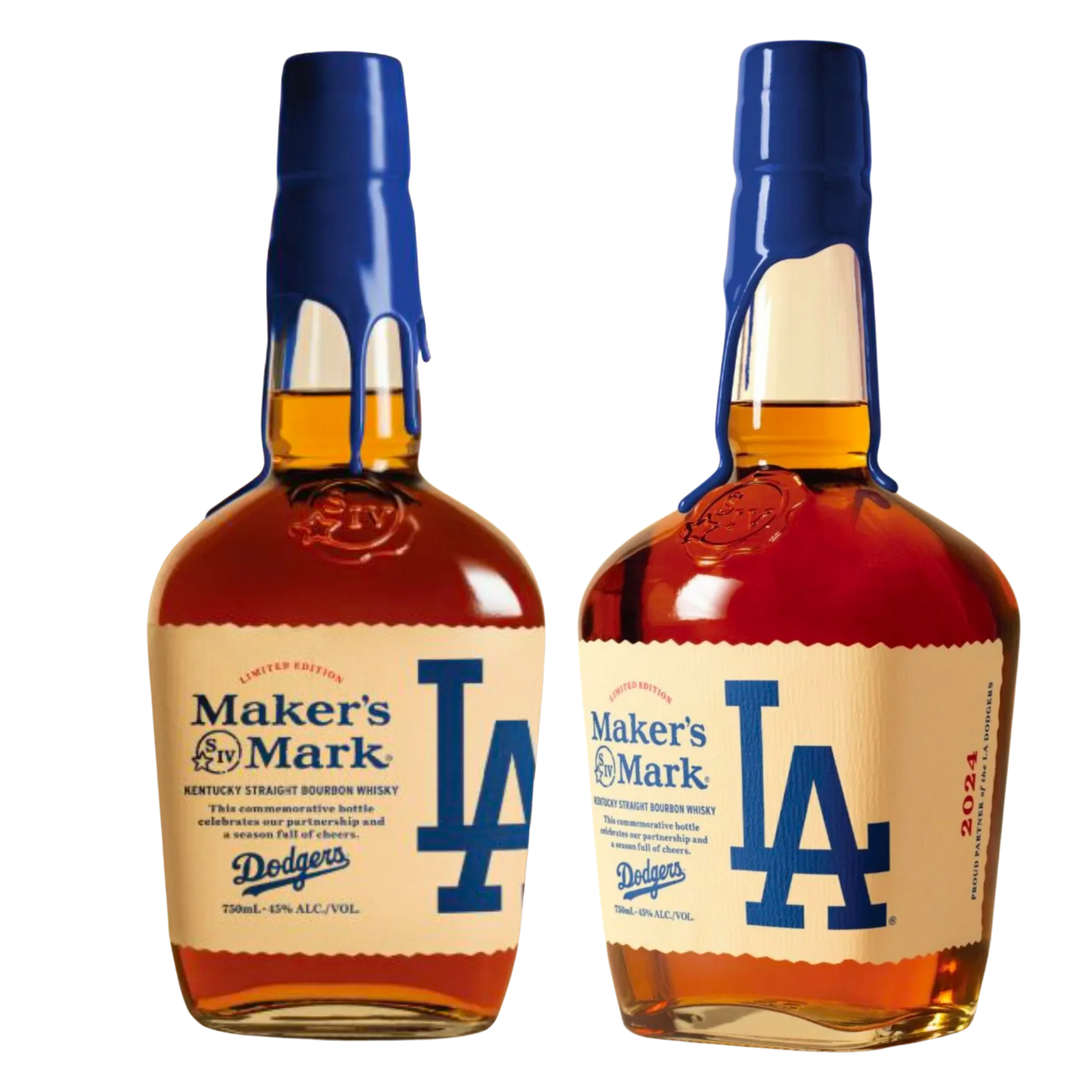 Makers Mark ロサンゼルスドジャースラベルウイスキー Maker's Mark Dodgers Edition Kentucky Straight Bourbon