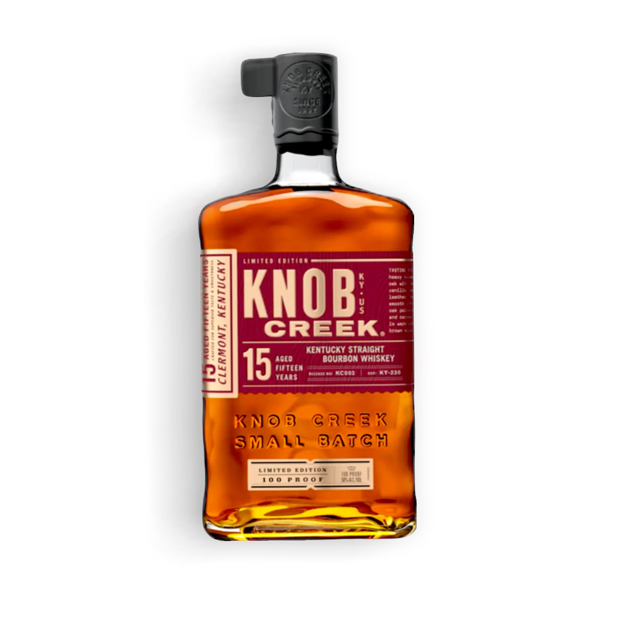 Knob Creek 100 Poof 15 Year Kentucky Straight Bourbon Whiskey