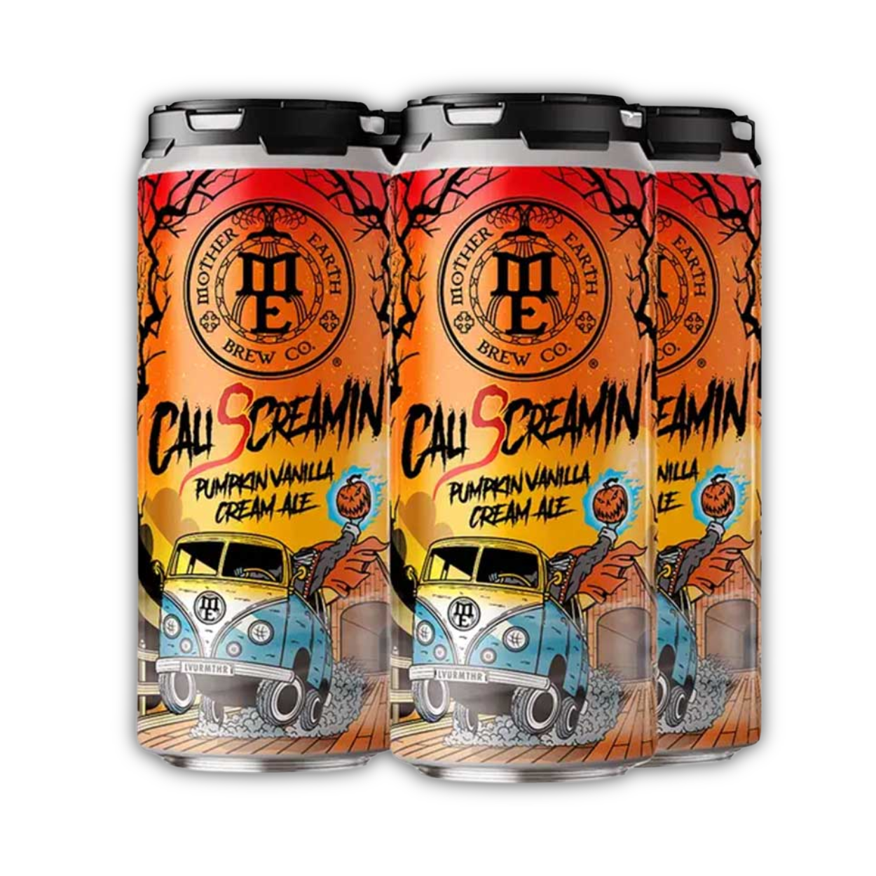 Mother Earth Cali Screamin Pumpkin Vanilla Cream Ale 4 Pack Cans