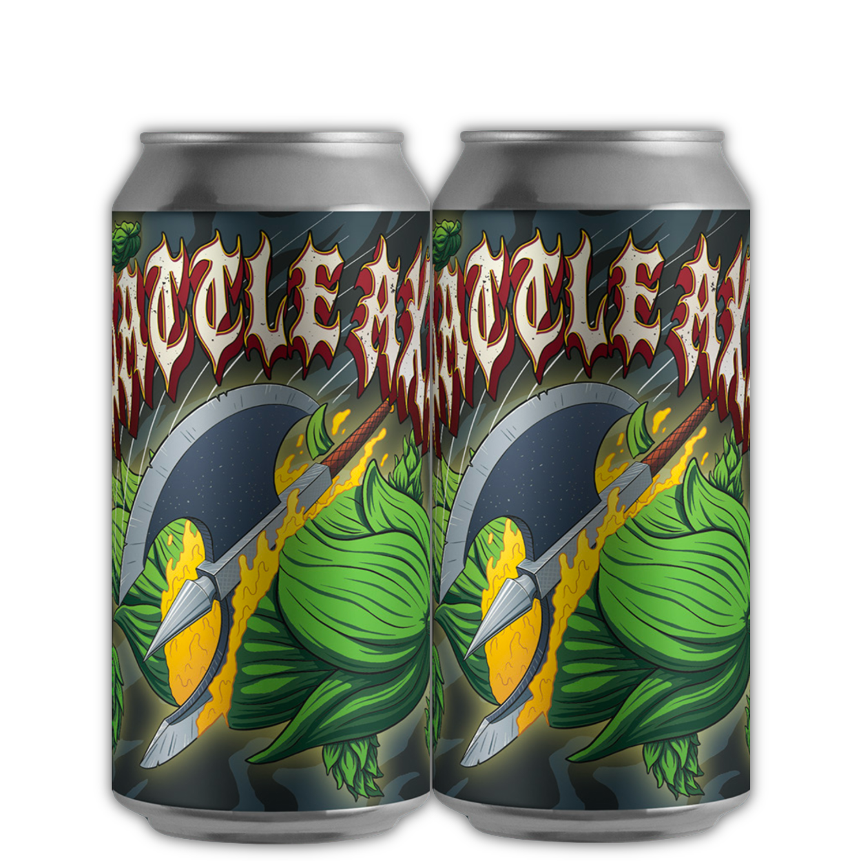 Shred Beer Co (Fidens Collab) Battle Axe TDH Hazy Double IPA 4