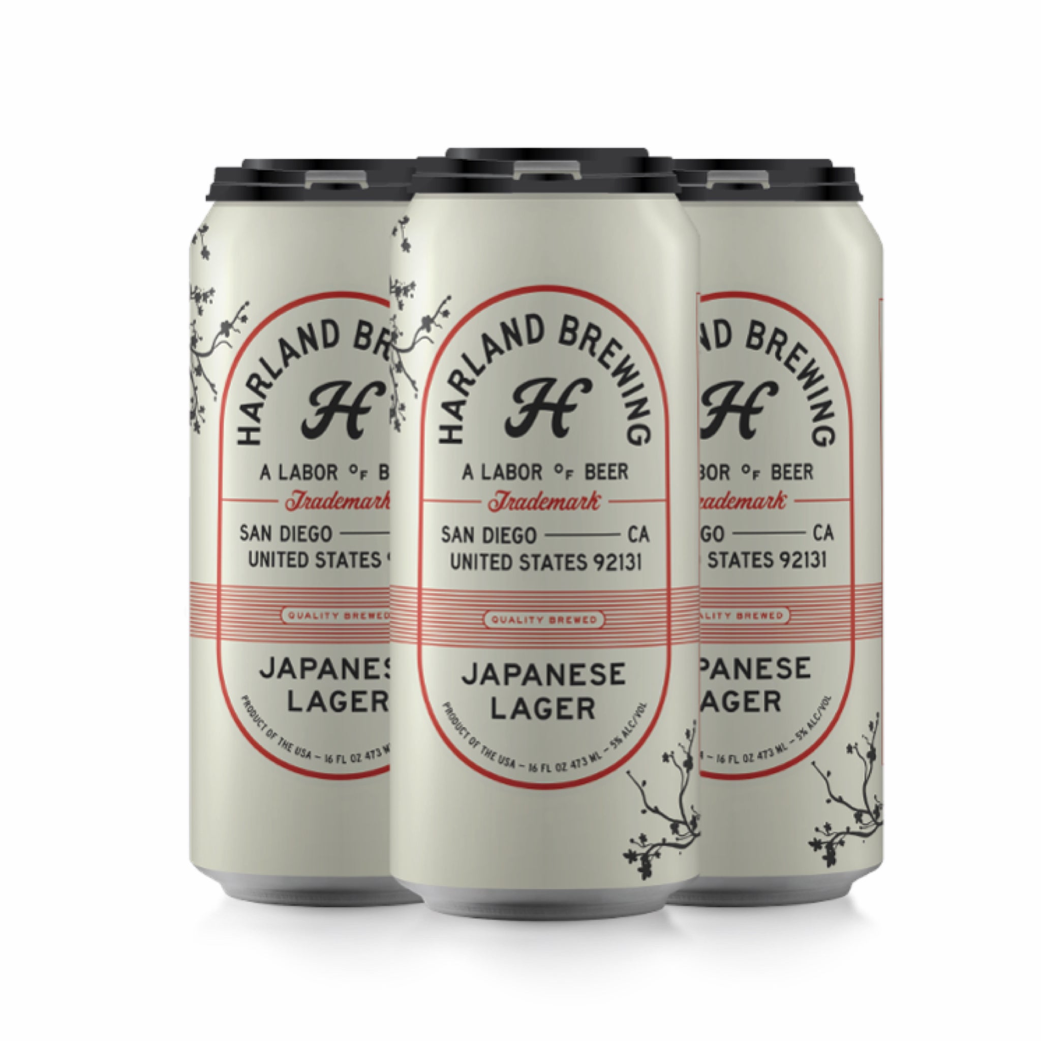 Harland Brewing Co. Japanese Lager 4 Pack Cans | The Bottle Shoppe