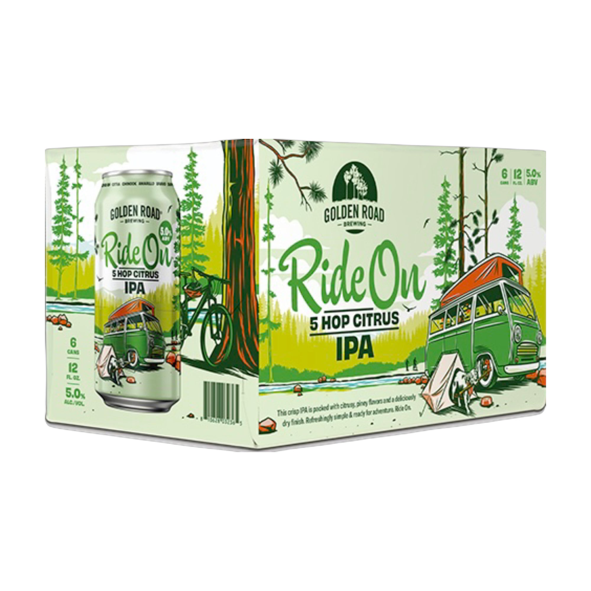 Golden Road Brewing Ride On 5 Hop Citrus IPA 6 Pack Can | The