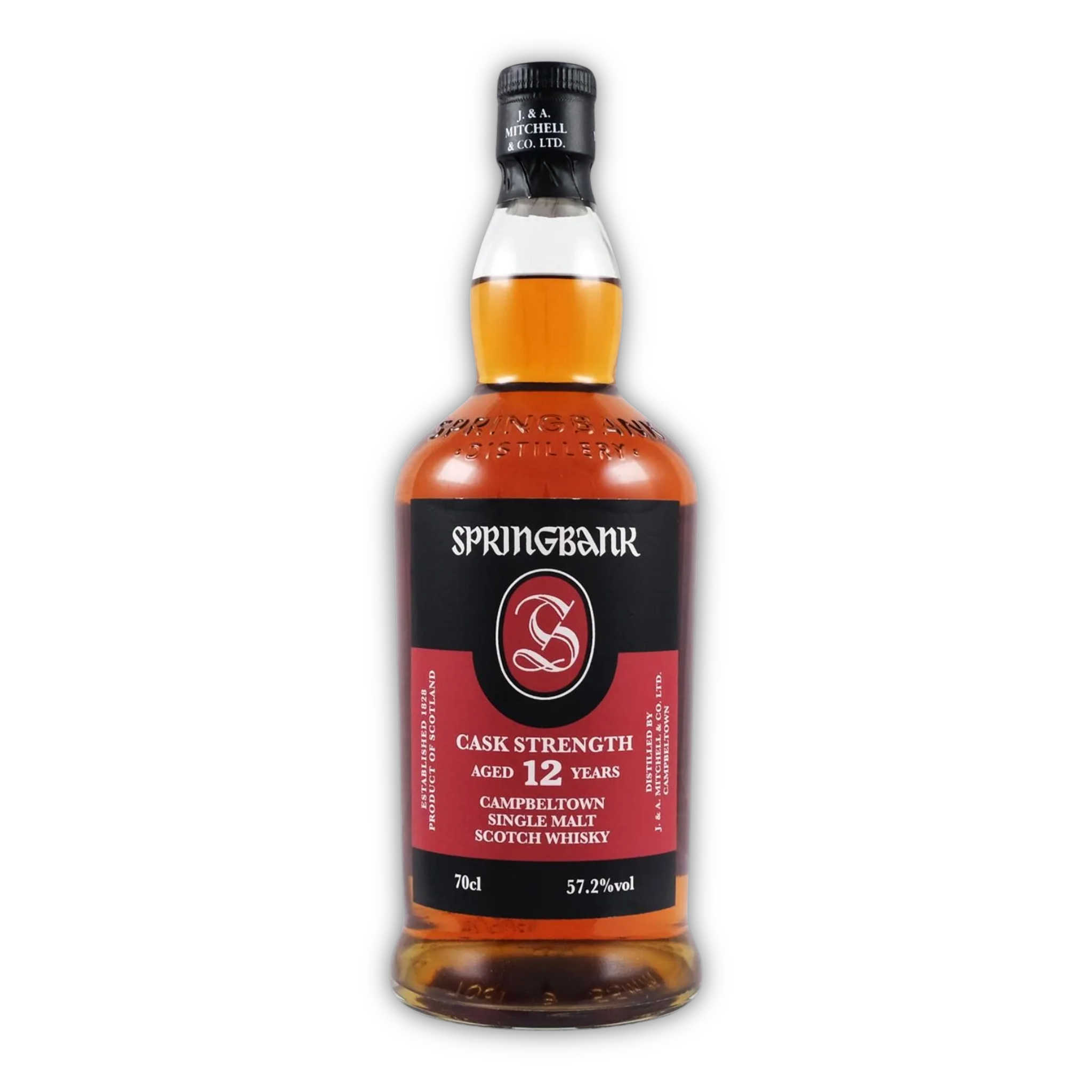 SPRINGBANK CASK STRENGTH 12年 700ml Springbank 'Cask Strength' Aged 12 Years Single Malt Scotch Whisky