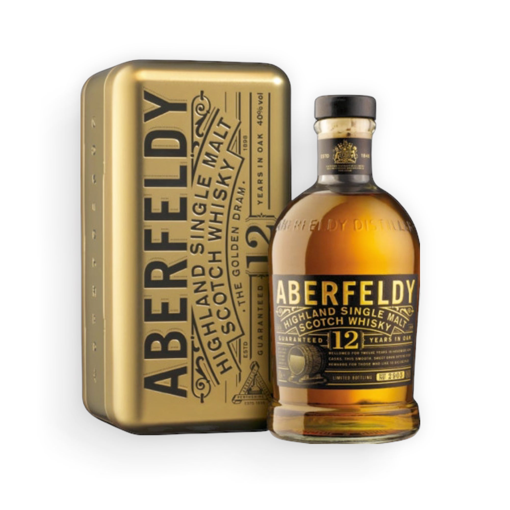Aberfeldy 12 Year Highland Single Malt Scotch Whisky 750ml | The
